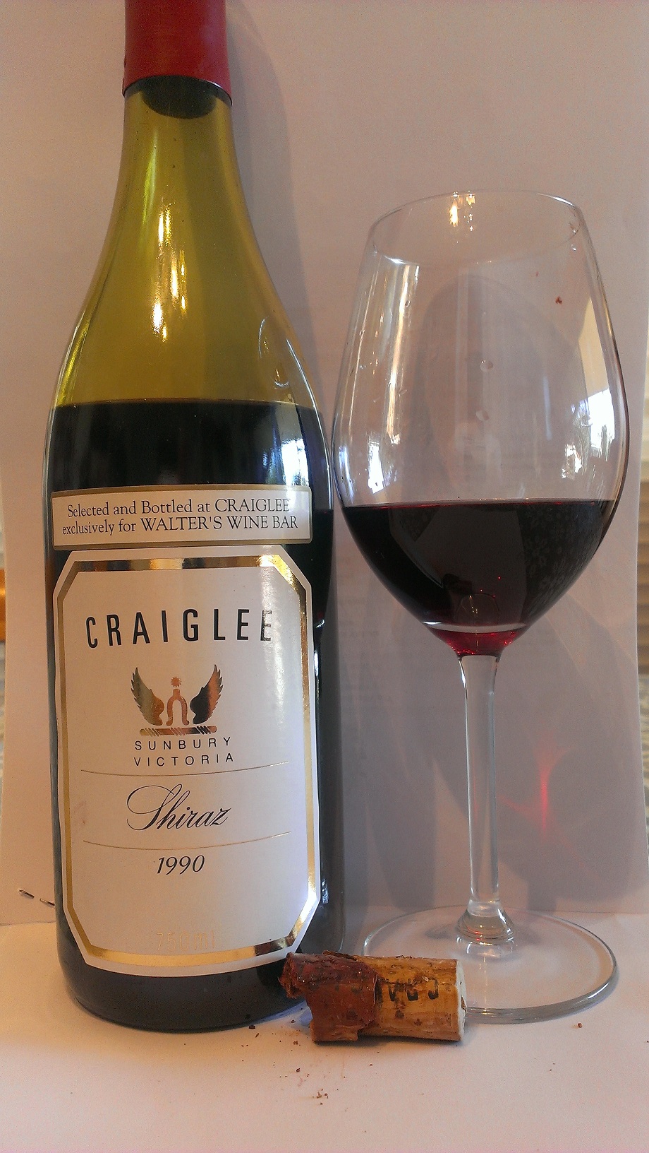 1990 craiglee shiraz