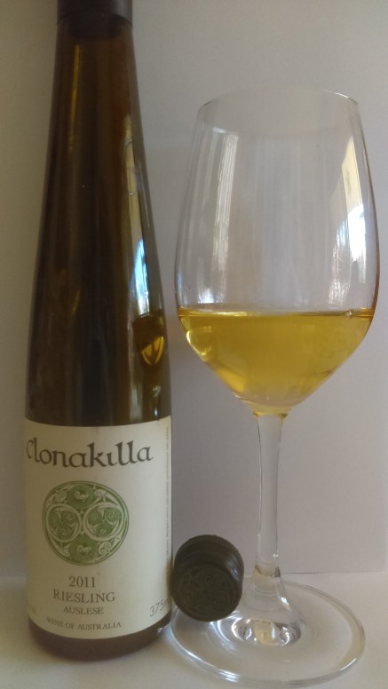 2011 clonakilla riesling auslese