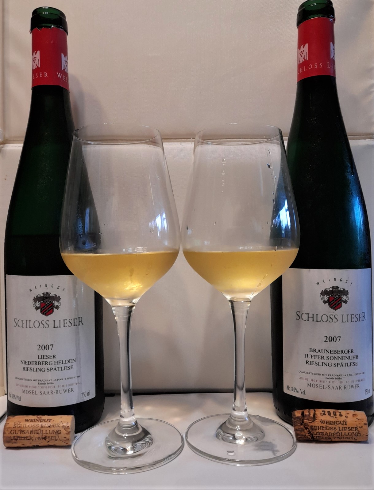 2007 schloss lieser spatlese pair