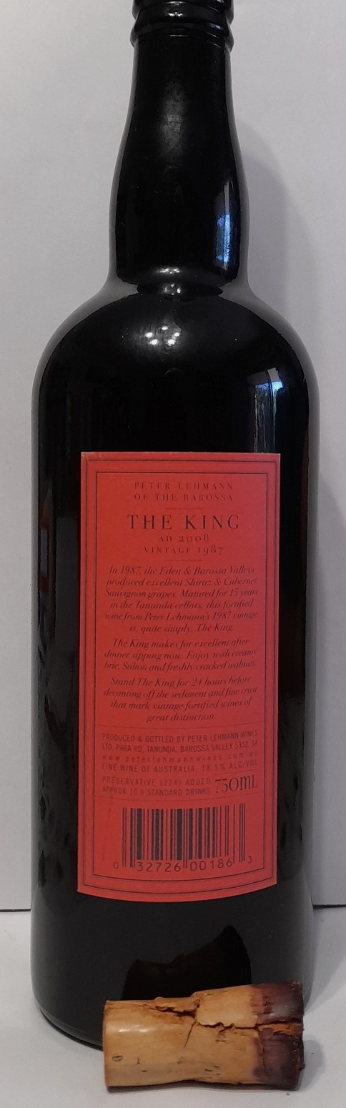 1987 peter lehmann VP back